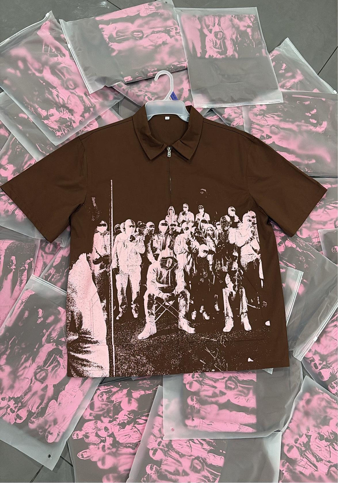 Brown Mob Ties Shirt (NEW!!)
