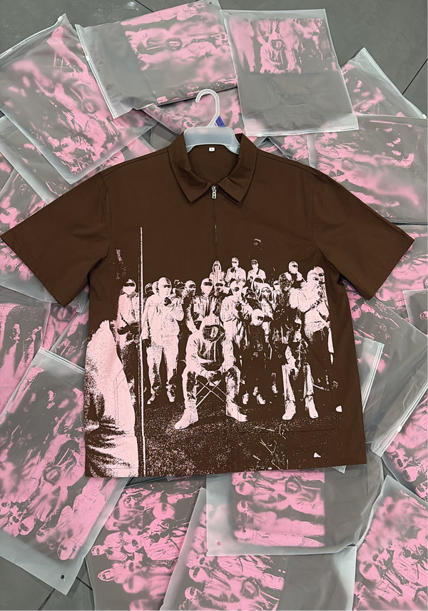 Brown Mob Ties Shirt (ALMOST GONE!!)