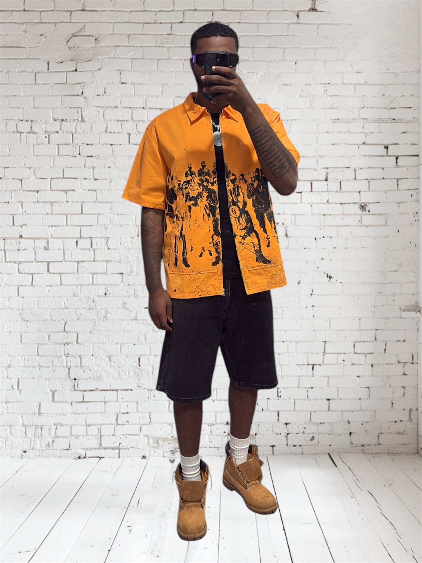 Orange Mob Ties Shirt (NEW!!)
