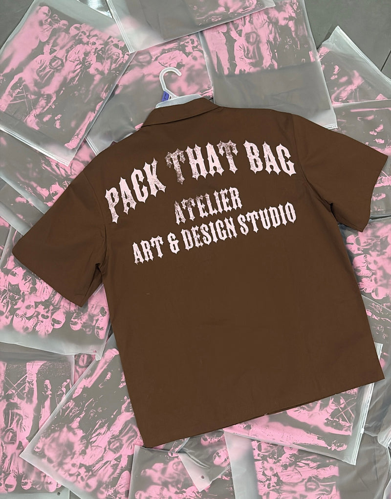 Brown Mob Ties Shirt (ALMOST GONE!!)
