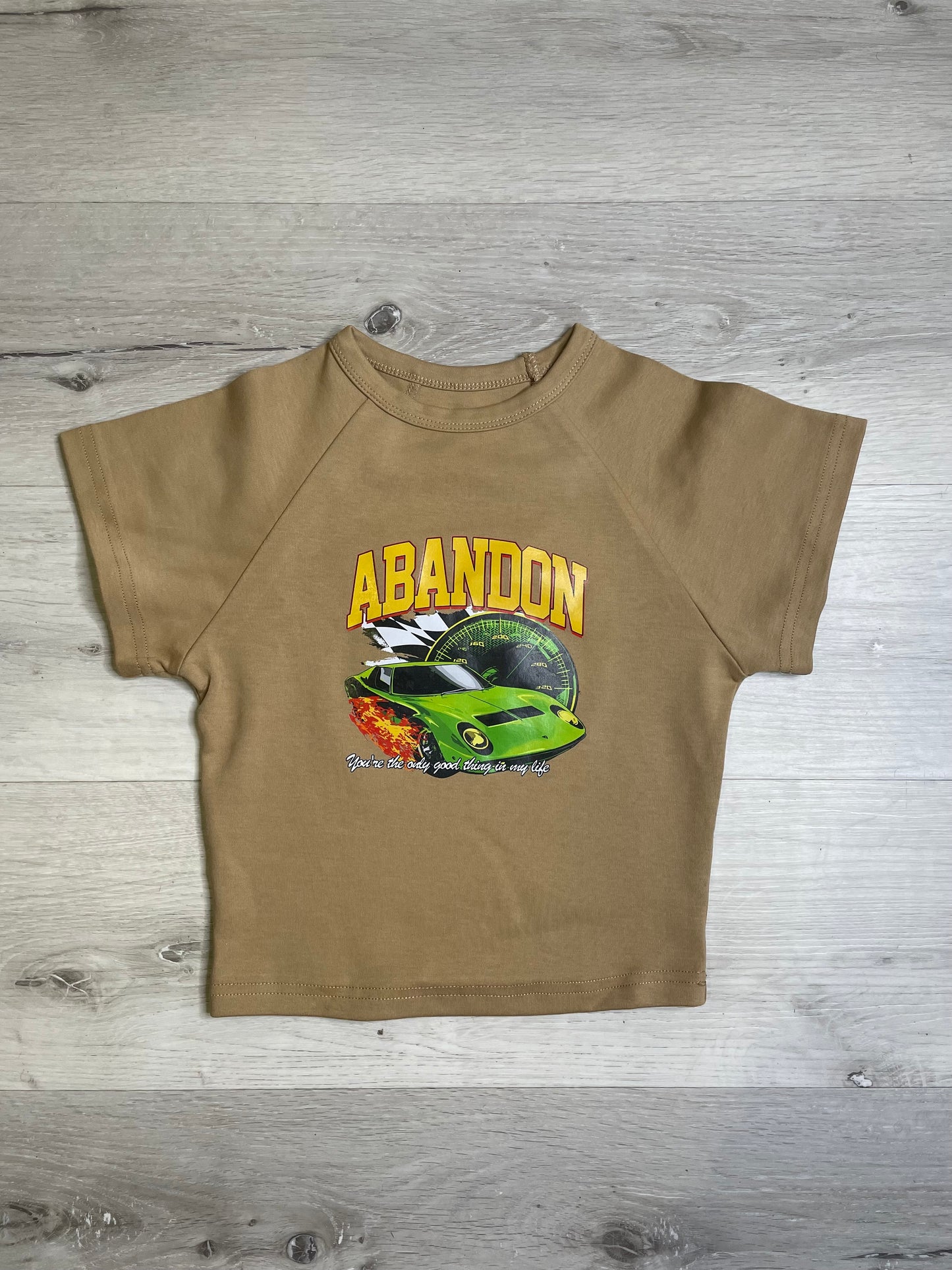 Nude Abandon Crop Tee